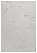 Henri Gaudier-Brzeska Self-Portrait, drawing by Henri Gaudier-Brzeska